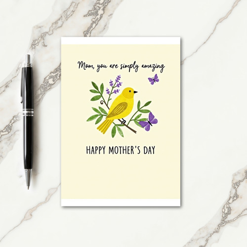 Amazing Mom Mothers Day Card