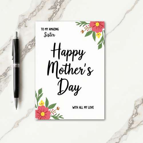 Amazing Sister Sweet Day Card