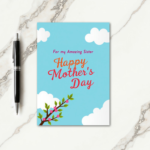 Amazing Sister Wish Graphic Card