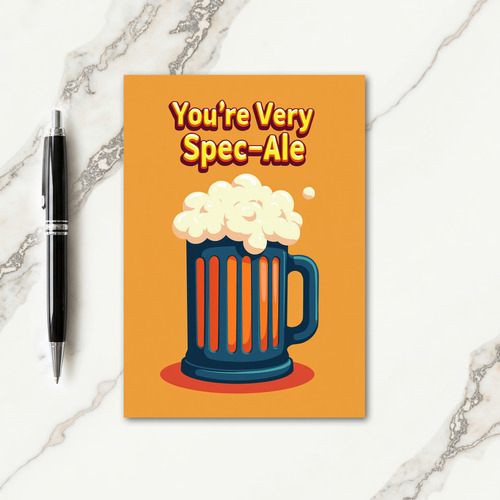 Amber Brew Fathers Day Card