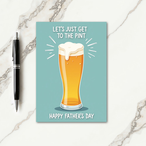 Amber Brew Sweet Fathers Day Card