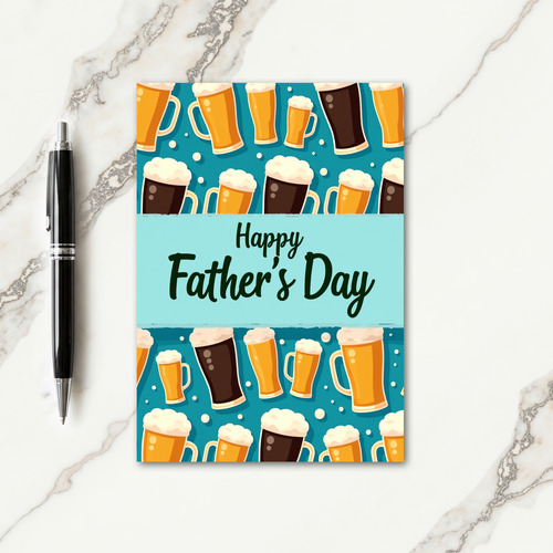 Amber Brews Fathers Day Card