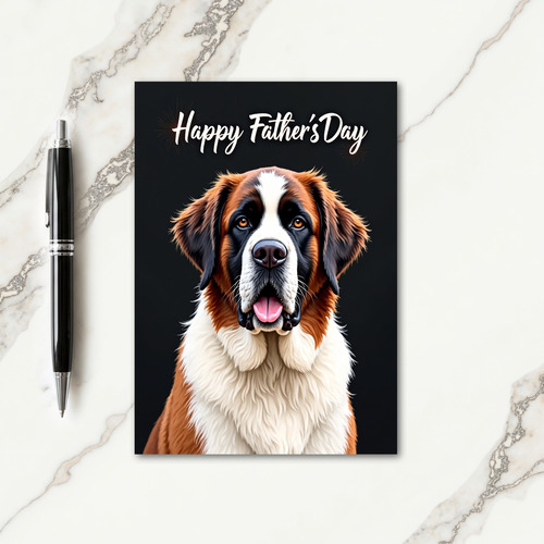 Amber Eyed Fathers Day Card