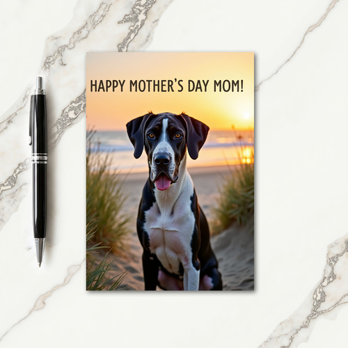 Amber Eyes Mothers Day Card