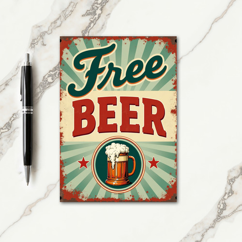 Amber Fathers Day Drink Card