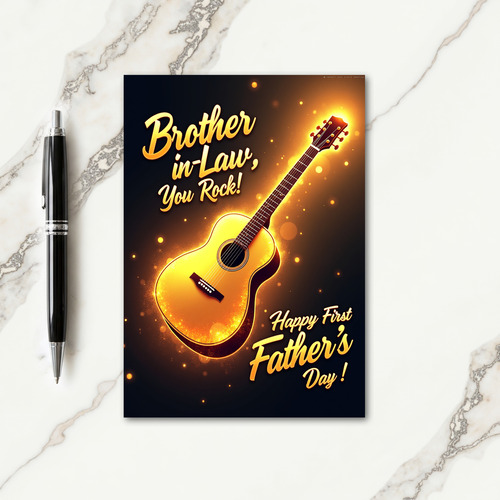 Amber Instrument Fathers Day Card