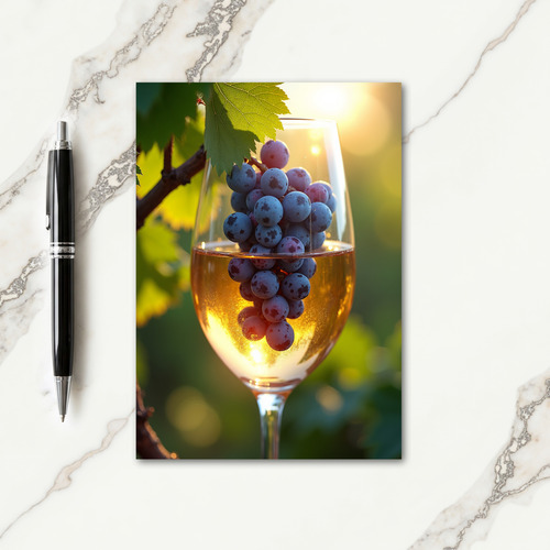 Amber Liquid Birthday Card