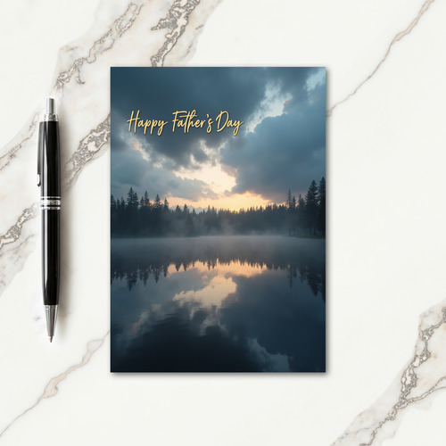 Amber Sky Fathers Day Card