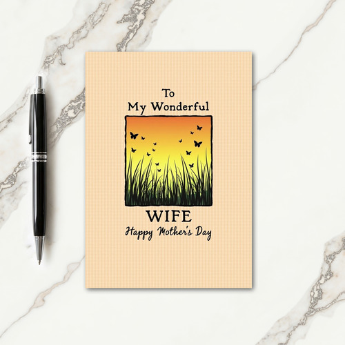 Amber Sky Mothers Day Card