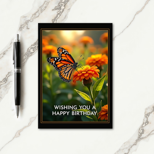 Amber Wing Birthday Card