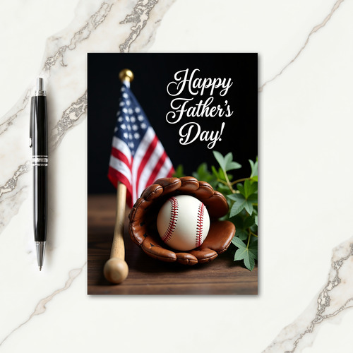 Americana Fathers Day Card