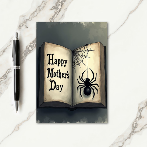 Ancient Family Spider Book Card