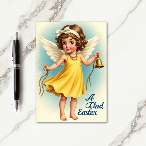 Angel Child Easter Celebration Card