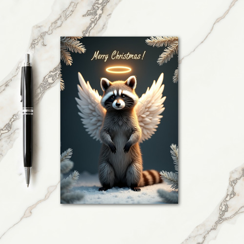 Angel Creature Christmas Card