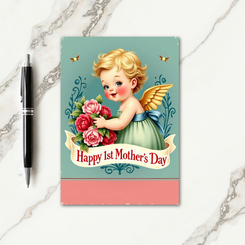 Angelic Floral Mothers Day Card