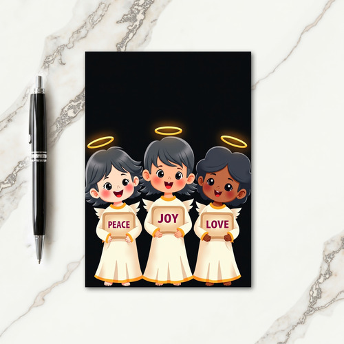 Angelic Holiday Card
