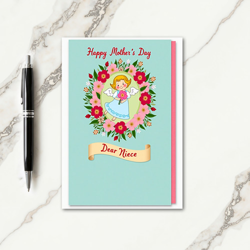 Angelic Mothers Day Niece Card