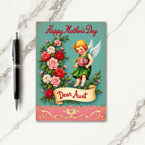 Angelic Mothers Day Roses Card
