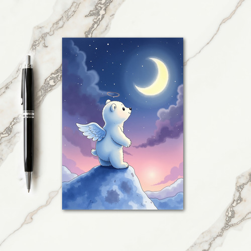 Angelic Snow Christmas Card