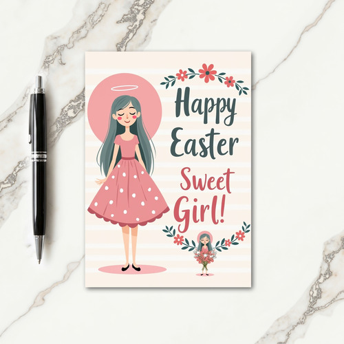 Angelic Springtime Wishes Card