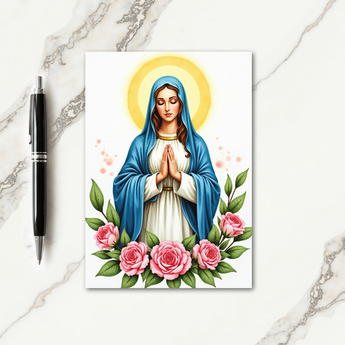 Angelic Woman Prayer Card