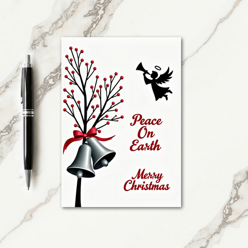 Angels Call Christmas Card