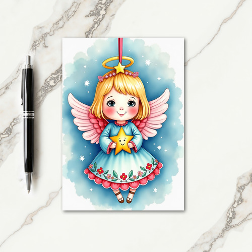 Angels Christmas Card thumbnail