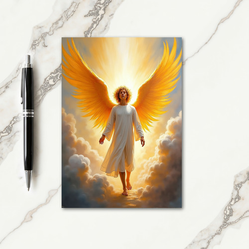 Angels Light Christmas Card