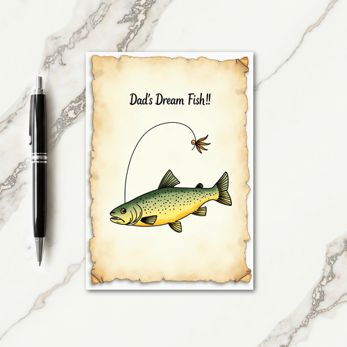 Anglers Fathers Day Dream Card