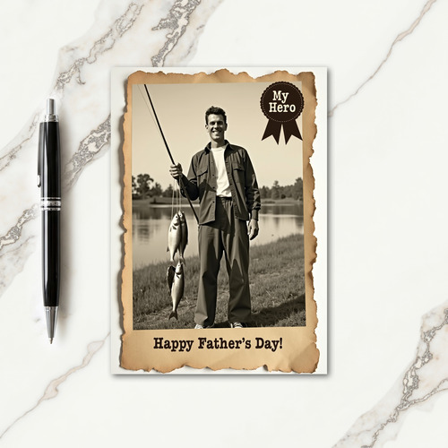 Anglers Sweet Fathers Day Card