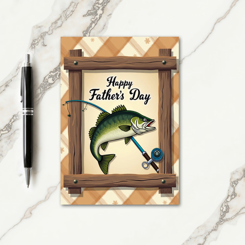 Angling Adventure Fathers Day Card