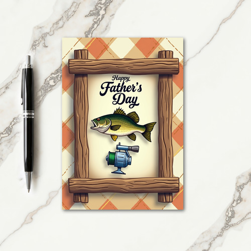 Angling Fathers Day Tribute Card
