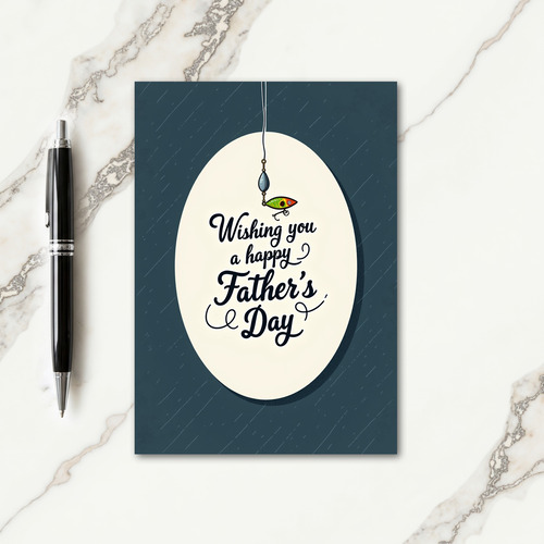 Angling Sweet Fathers Day Card