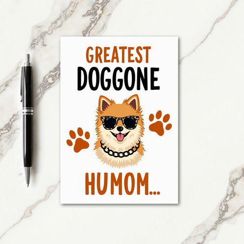 Animal Print Canine Cool Card