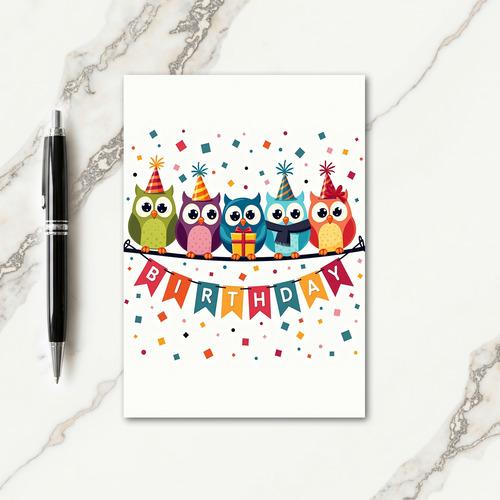 Animated Birthday Birds Card