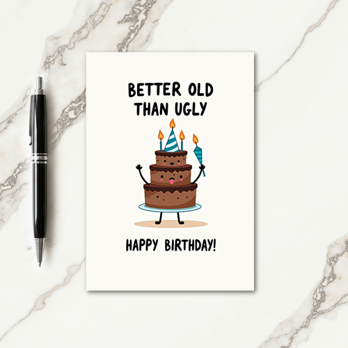 Animated Cake Celebration Card