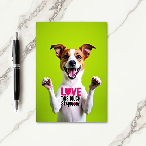 Animated Dog Stepmom Love Card