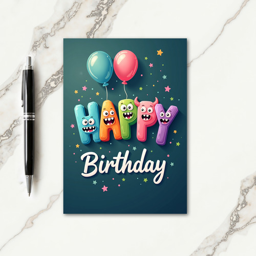 Animated Happy Birthday Card