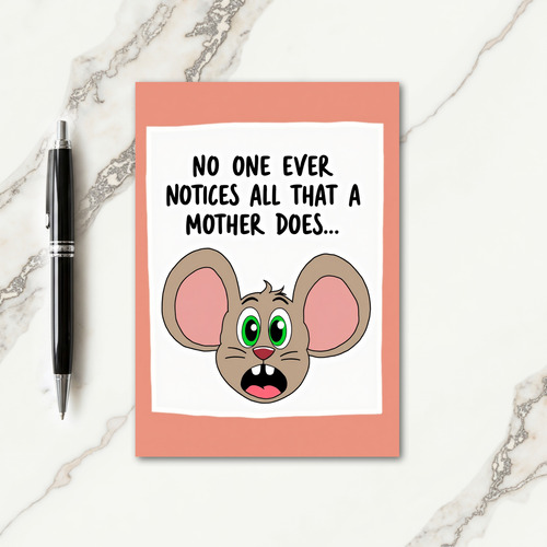 Animated Mothers Day Face Card