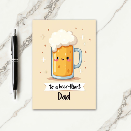 Animated Mug Fathers Day Card