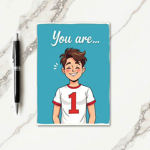 Animated You Are Number One Card