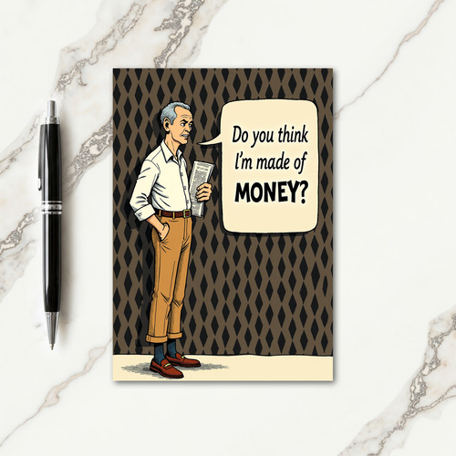 Annoyed Dad Graphic Novel Card
