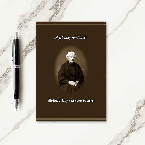 Antique Mothers Day Portrait Card