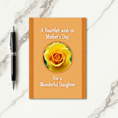 Apricot Lace Mothers Love Card