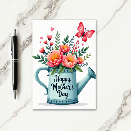 Aqua Blooms Of Love Greeting Card