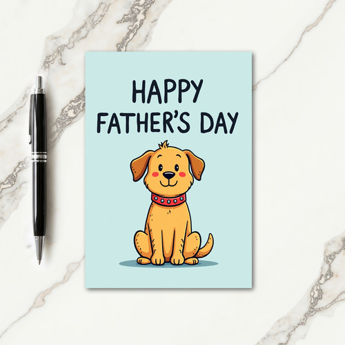 Aqua Scene Fathers Day Card