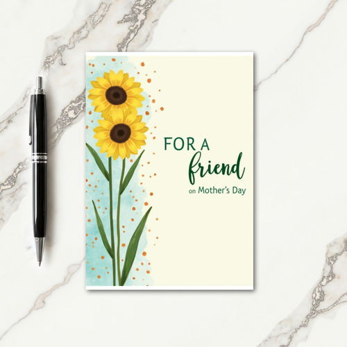 Aquamarine Mothers Day Art Card