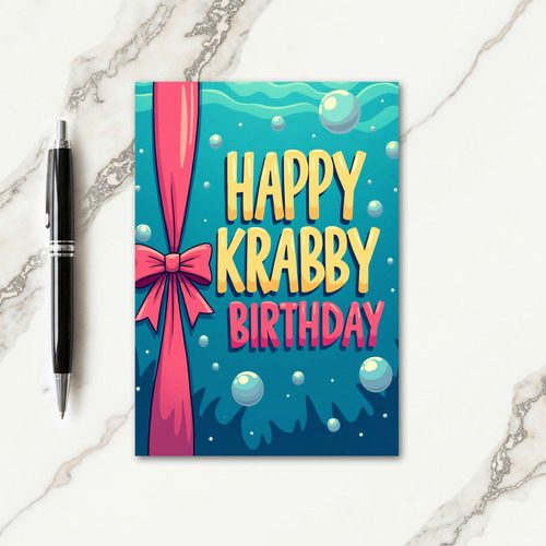 Aquatic Celebration Card