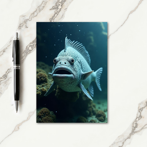 Aquatic Fathers Day Scene Card
