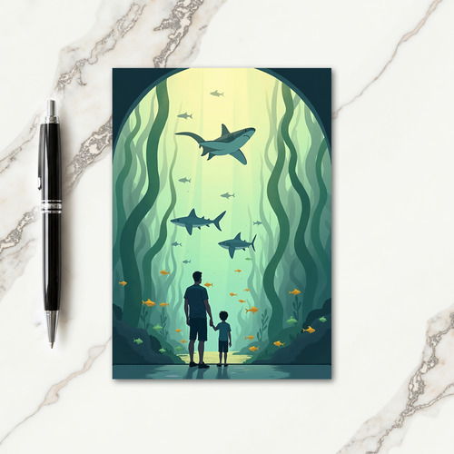 Aquatic Fathers Day View Card